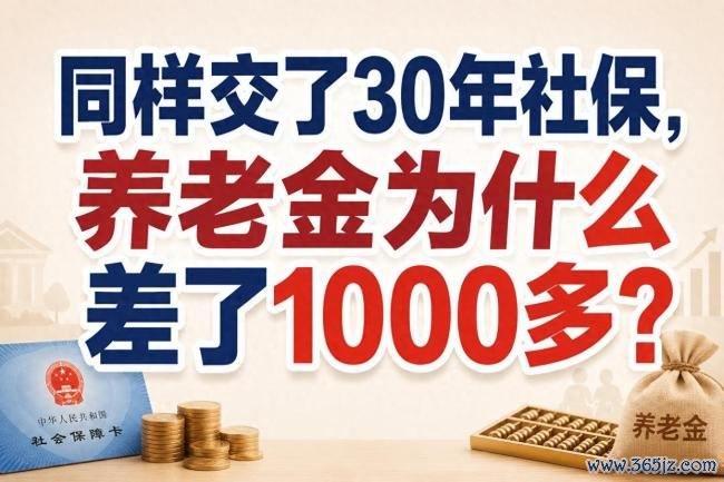 相似交社保30年 为何退休金不同